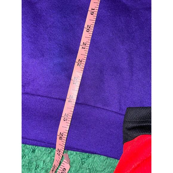 90s Vintage Jerzees Montana Big Sky Country Purple Graphic Sweatshirt VTG 1990s - Picture 11 of 11